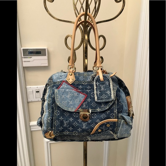 Louis Vuitton Handbags - Louis Vuitton Limited Edition Denim Patchwork Bag